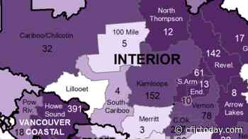 Kamloops and Cariboo see slight decrease in weekly COVID-19 cases; Revelstoke sees a spike - CFJC Today Kamloops