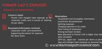 TNRD audit highlights ‘false listing of employees’ on receipts - Kamloops This Week