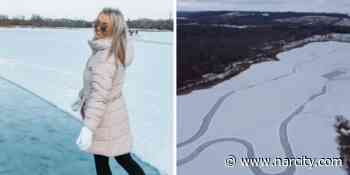 This Ontario Skating Trail Will Let You Glide Across A Frozen Lake Surrounded By Forest - Narcity Canada