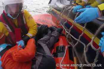 Lifeboat volunteers praised for postponing Christmas celebrations to save lives - Ealing Times