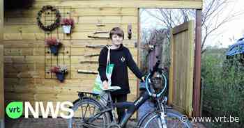 11-jarige Flor is 1.111.111ste fietser op Netebrug in Duffel: "Ik ben er speciaal nog 10 keer over gefietst" - VRT NWS
