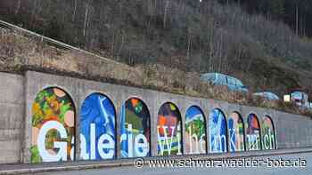 Farbenfrohe Arkadenwand - Kimmich und Graffiti harmonieren prächtig - Schwarzwälder Bote