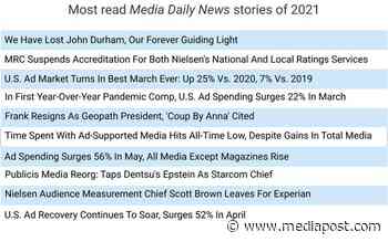 Most-Read Stories Of The Year Led By Tribute To John Durham 12/31/2021 - MediaPost Communications