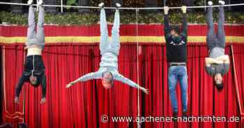 Hochseilartisten im Aachener Weihnachtscircus: Große Kunst auf zwei dünnen Seilen