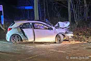 Auto smakt tegen boom: twee inzittenden gewond (Puurs-Sint-Amands) - Gazet van Antwerpen