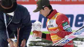 Kobayashi nimmt kleine Trophäen-Panne mit Humor