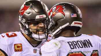 Sources: Bucs expect WRs Brown, Evans to play