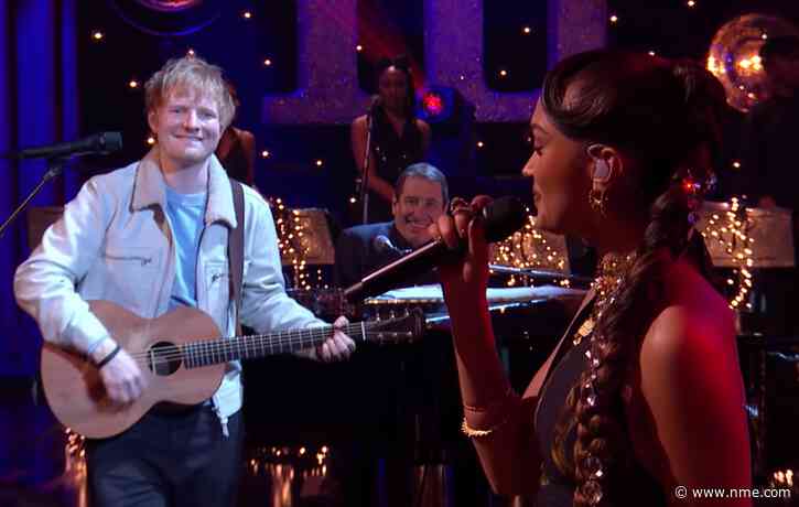 Watch Ed Sheeran and Joy Crookes cover ‘Raglan Road’ for Jools’ Hootenanny