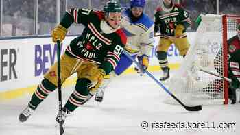 Blues hang on to beat Wild in Minnesota's first Winter Classic
