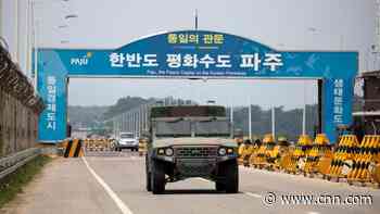 Unidentified person crossed heavily militarized border from South Korea to North Korea