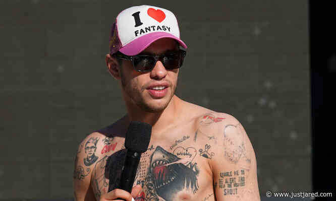 Pete Davidson Went Shirtless at NYE Rehearsals - See Progress on His Tattoo Removals!