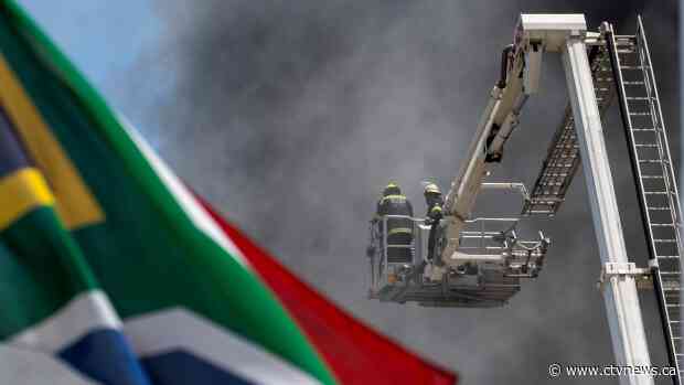 Fire ravages South Africa's historic Parliament complex
