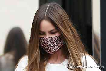 Sofia Vergara Beats Winter Blues in Cobalt Dress and Sky-High Silver Platforms - Footwear News