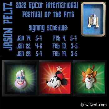 Jason Peltz Announces 2022 EPCOT International Festival of the Arts Signing Schedule - wdwnt.com