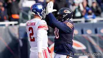 Bears notch safety while taking command vs. Giants