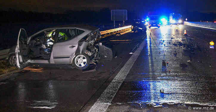A6 bei Schwetzingen:  Trümmerteile auf der Fahrbahn nach Unfall (Update)