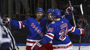 Mika Zibanejad has hat trick as Rangers beat Lightning