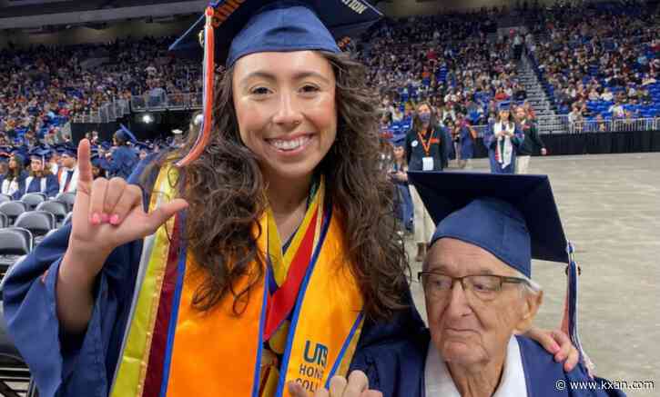 Granddaughter graduates from UTSA alongside terminally ill grandfather