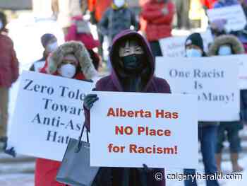 Calgary Chinese community members protest premier's 'bat soup' comment - Calgary Herald