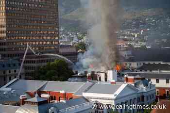 South African Parliament complex engulfed in flames - Ealing Times