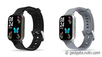 Portronics Kronos Y1 Smartwatch With Bluetooth Calling, 7-Day Battery Life Launched in India