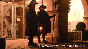 Nachtwächter in Schiltach - Eine Tradition zum Jahresanfang - Schwarzwälder Bote