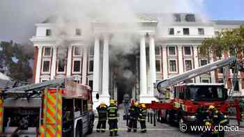 Man charged with arson in blaze at South Africa's Parliament