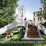 Striatus: 3D-printed arched concrete footbridge for Venice Architecture Biennale