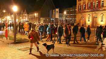 »Spaziergang« in Altensteig: 60 Menschen setzen Zeichen gegen Corona-Maßnahmen
