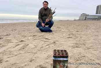 Pak meer achtergelaten vuurwerkafval op  strand aangetroffen dan andere jaren: “Nochtans voorbeelden genoeg waarbij vuurwerk leidde tot verwondingen”