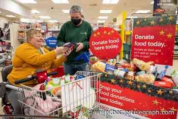 Generous Tesco customers thanked for food donations - Border Telegraph