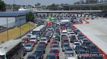 México-Cuernavaca con gran aforo vehicular por regreso de vacacionistas - Excélsior