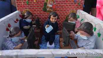 ¿Por qué los Santos Niños Inocentes llevan mascarillas este año? Así se vivió esta tradición en Antiguo Cuscatlán - elsalvador.com