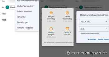 Gmail: E-Mails planen und später senden - com-magazin.de