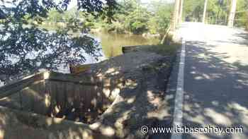 Desvalijan puente tubular en Macuspana - tabasco hoy