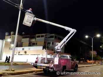 En Coro inician el año con la optimización del alumbrado público - Últimas Noticias