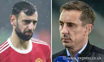 Man Utd legend Gary Neville raises serious Bruno Fernandes doubt ahead of Newcastle clash - Express