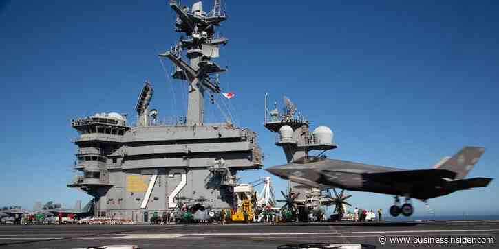 US Navy aircraft carrier deploys for the first time under the command of a female captain