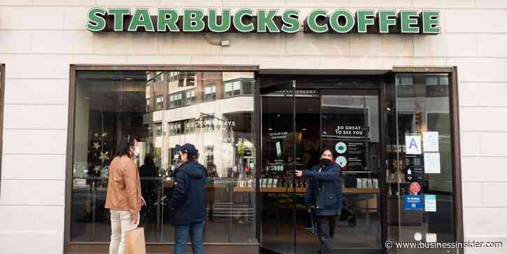 Starbucks will make all of its US workers get vaccinated or test weekly for COVID-19