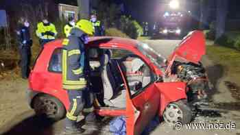 Frontal gegen Baum: 28-Jährige bei Unfall nahe Papenburg schwer verletzt - NOZ