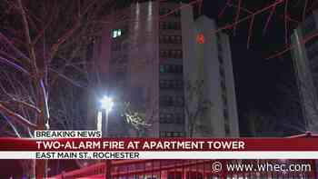 Fire breaks out at high rise apartment in Rochester