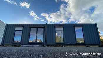 Tiny House aus Metall: In Volkach günstig im Überseecontainer wohnen - Main-Post