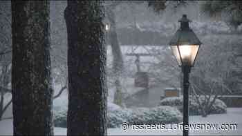 First snowfall of the year creates both delights and delays for Hampton Roads
