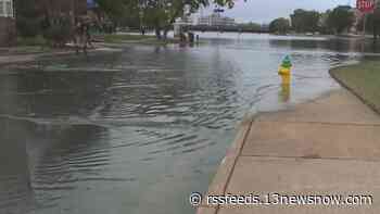 Portsmouth residents can park cars in certain garages to avoid flooded conditions