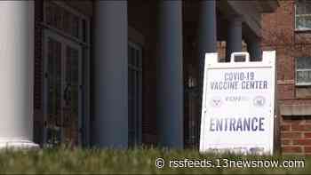 Community vaccination centers closed Monday because of storm; Military Circle Mall clinic still open for testing