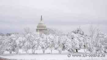 Dichter Schnee in Washington: Schulen und Büros geschlossen - auch Joe Biden betroffen