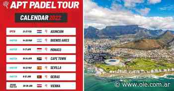 El calendario de APT Padel Tour, desde Buenos Aires hasta Sudáfrica en 2022 - Olé