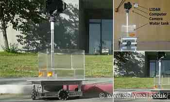 Goldfish are trained to 'drive' a robotic tank by scientists