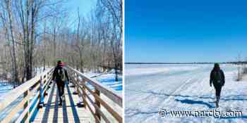This Hiking Trail In Ottawa Has Boardwalk Bridges & Lookouts Over A Frozen River - Narcity Canada