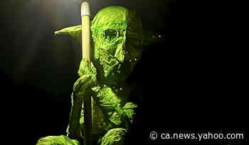 Locals hunt for seven-foot goblin stolen from community lantern trail in 'drunken prank' - Yahoo News Canada